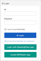 Permanent meeting room Login